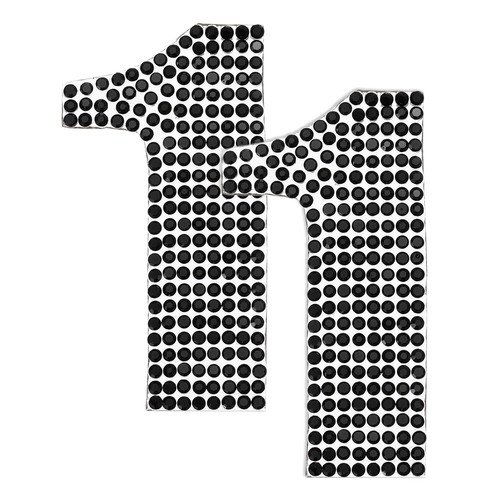 2pcs adesivi numeri strass - adesivi,