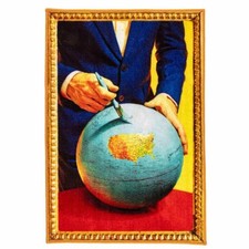 SELETTI Toiletpaper Badezimmer Teppich Globe