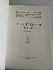 Ordo Lectionum Missae missale romanum 1969 roman missal messale romano