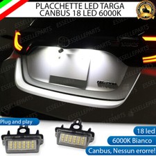 PLACCHETTE A LED LUCI TARGA 18 LED SPECIFICHE TOYOTA YARIS 4 6000K BIANCO
