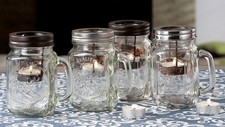 Porta candele tealight boccale