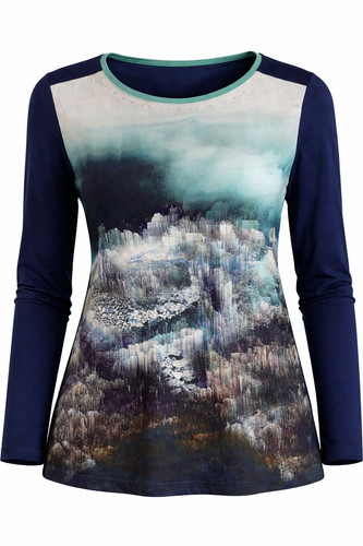 G342 shirt donna luisa - g342, viola