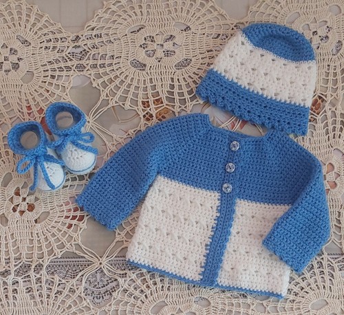 Set baby cardigan babucce - cardigan,babucce, e