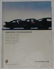 Advert Pubblicità 1987 PORSCHE 911 TURBO - 944 S - 928 S4