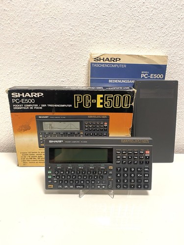 Sharp e500 pocket computer - pc-e500,