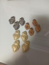 Lotto Ex Voto Cuori Metallo Chiesa