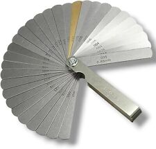 Misuratore di spessore calibro spessimetro 32 lame da 0,04 mm a 0,88 mm metrico