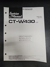 Pioneer CT-W430 Stereo Dbl