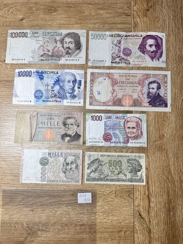 Lotto banconote lire 100000 - banconote,
