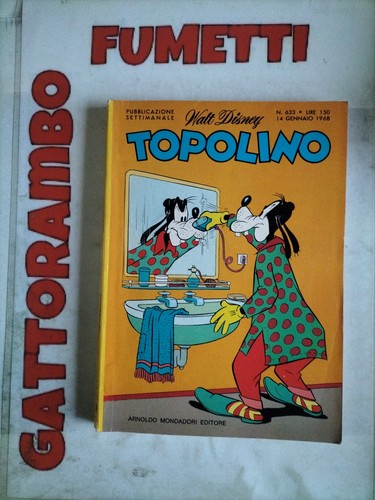 Topolino 633 bollino - n.633, bollino+