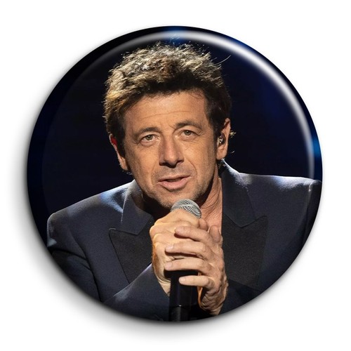 Patrick bruel badge 38mm - patrick,