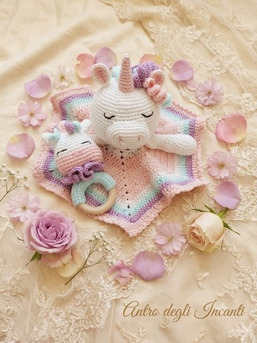 Set nascita unicorno doudou - set, nascita,