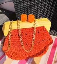 Borsa all'uncinetto in