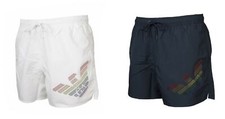 SG Boxer costume uomo mare o piscina col coulisse beachwear EMPORIO ARMANI artic