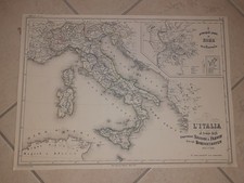 CARTA GEOGRAFICA ANTICA