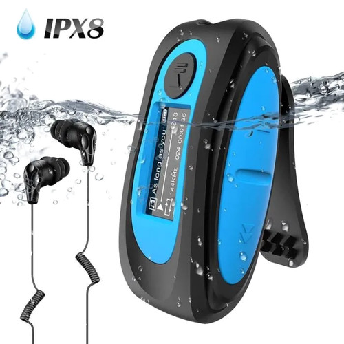 Mp3 impermeabile ipx8 gb - 8,
