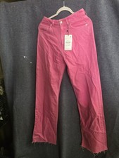 Jeans donna Zara rosa gamba