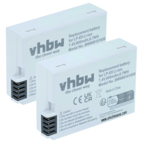 Batteria per canon e8 - per, lp-e8