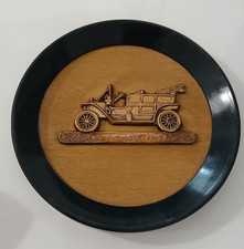QUADRO QUADRETTO AUTO D'EPOCA PICTURE VINTAGE CAR FORD MODEL T 1908 16 CM