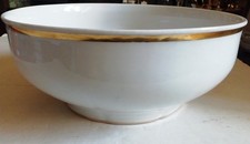 GINORI Grande Ciotola insalatiera/Fruttiera In Ceramica Filo Oro - Come Da foto 