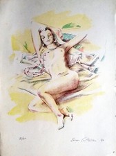 ERNANI COSTANTINI - Litografia firmata a matita e numerata 38/90, datata 1980