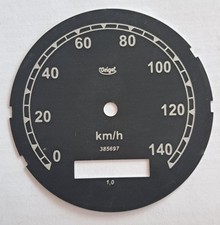 Quadrante tachimetro tipo "Veigel" alluminio 140 km/h ZUNDAPP KS600 K500 K800 KS750