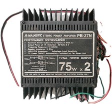 Power Booster 150 Watt Majestic PB - 37 N Amplificatore Stereo Hi-fi Car Auto 