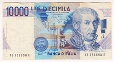 Moneta banconote cartamoneta Italia 10000 lire 958658 1984