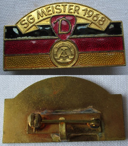Distintivo rdt meister 1968 - meister,