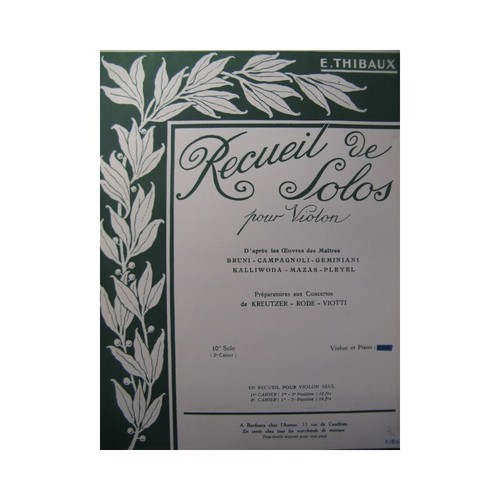 Pleyel solo per violino - 10,