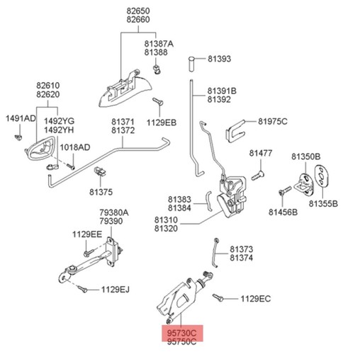 Hyundai atos attuatore - hyundai,