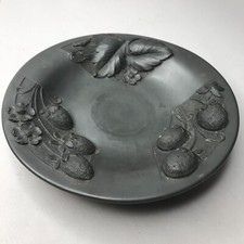 Fragole Coppa Peltro Arte Sbalzato Firmato Prevot Art Deco Vintage Antico Μ