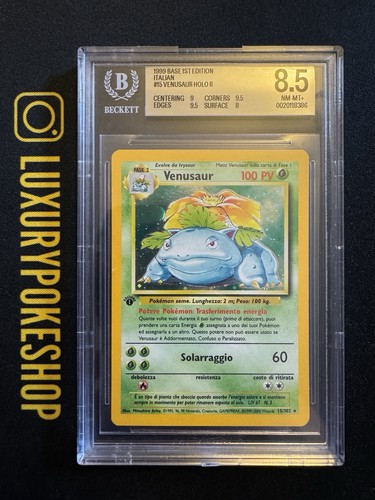 Carta card pokemon venusaur - carta,