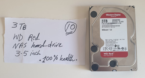 3tb sata red - wd,