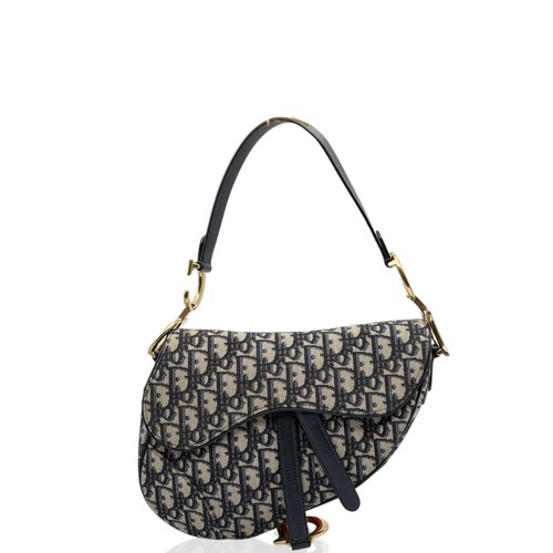 Dior medium saddle bag - saddle, grey