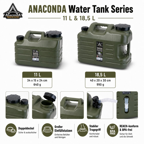 Anaconda water tank bidone - anaconda,
