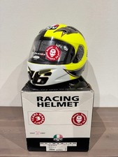 Casco Valentino Rossi AGV contratto 2006 cammello Yamaha firmato TI-TECH