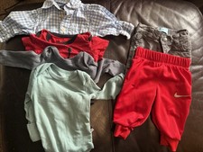 Lotto 3-6 mesi abbigliamento sportivo primavera estate autunno camicie pantaloni usato in ottime condizioni