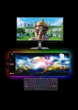 Tappetino mousepad Gaming rgb