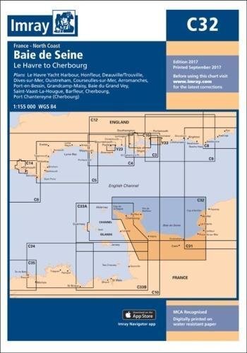 C32 baie seine imray chart - c32,