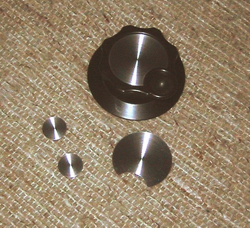 Intarsi pomello alluminio