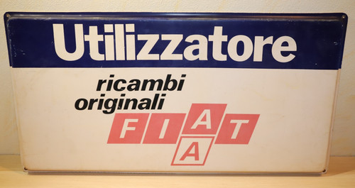 Targa originale fiat - targa,