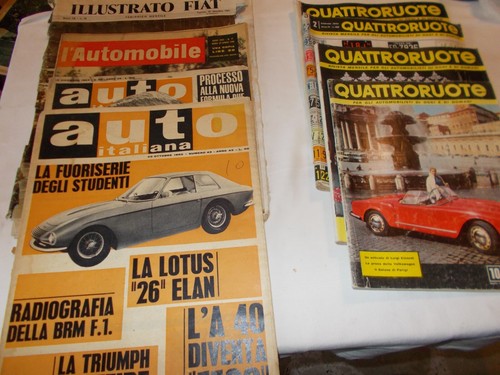 Vecchie riviste auto - vecchie, anni