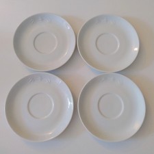 Mulino Bianco SET di 4 PIATTINI sotto tazze 1990 porcellana ceramica collezione
