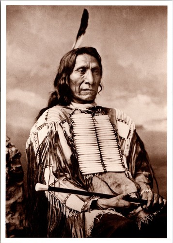 Cartolina nuvola rossa - cartolina, oglala
