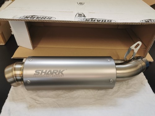 Scarico shark titanio - shark,