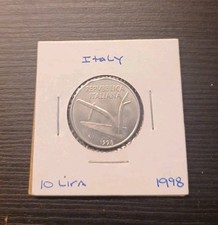 1998 Italy 10 Lire Free