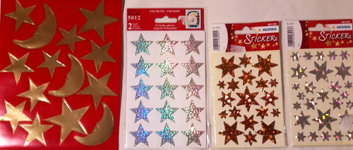 Stelle adesive assortite