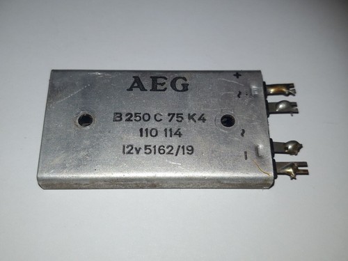 Raddrizzatore aeg 250 - c, 75