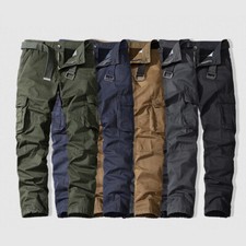 Pantalone cargo uomo chino con